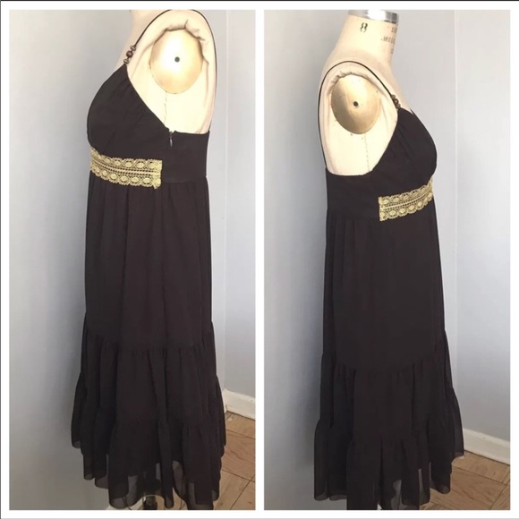 Cache Spaghetti Strap Empire Waist Dress - Picture 2 of 8